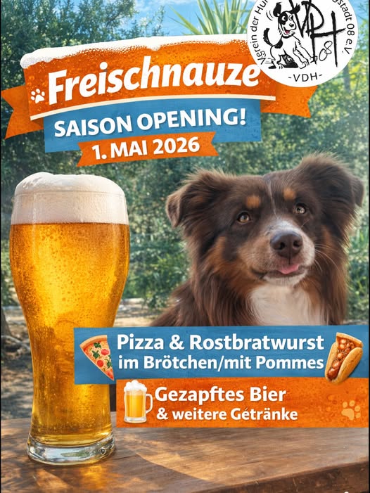 Unser Biergarten "Freischnauze" öffnet wieder!